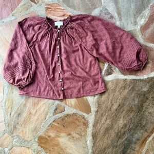 Cleobella "Antonia" Blouse (Anthropologie)